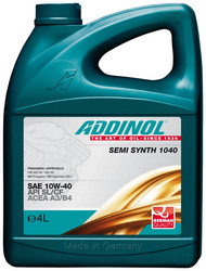 Купить моторное масло Addinol Semi Synth 1040 10W-40, 4л,  в интернет-магазине в Кузнецке
