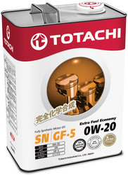 ������ �������� ����� Totachi Extra Fuel Fully Synthetic SN 0W-20,, 4�,  � ��������-�������� � ��������