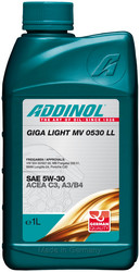 Купить моторное масло Addinol Giga Light (Motorenol) MV 0530 LL 5W-30, 1л,  в интернет-магазине в Кузнецке