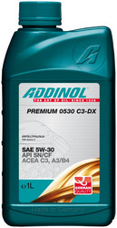 Купить моторное масло Addinol Premium 0530 C3-DX 5W-30, 1л,  в интернет-магазине в Кузнецке